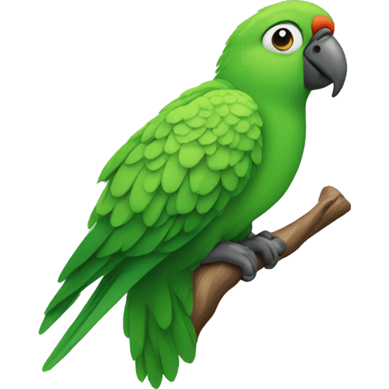 green parrot emoji