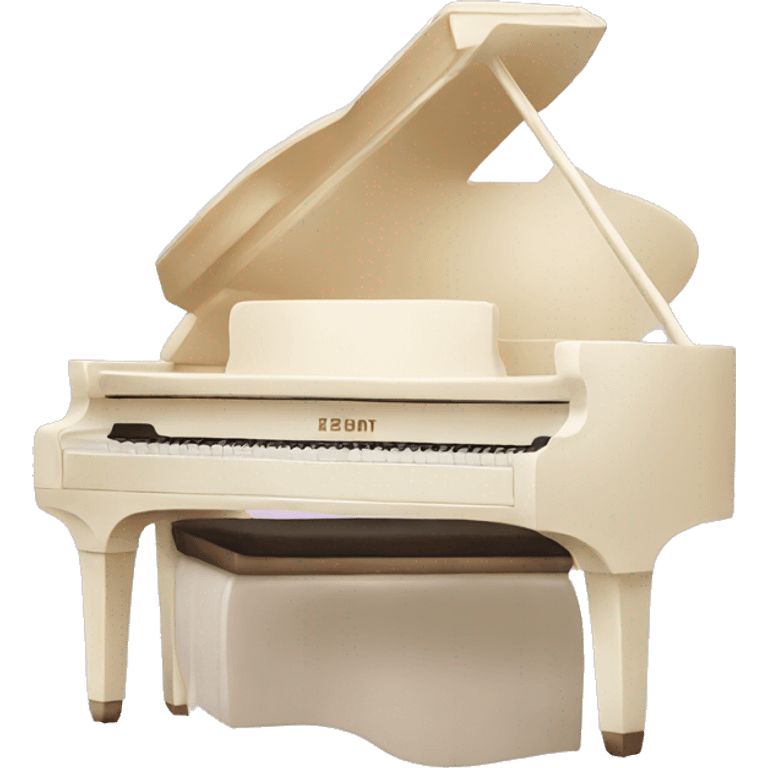 Cream piano  emoji