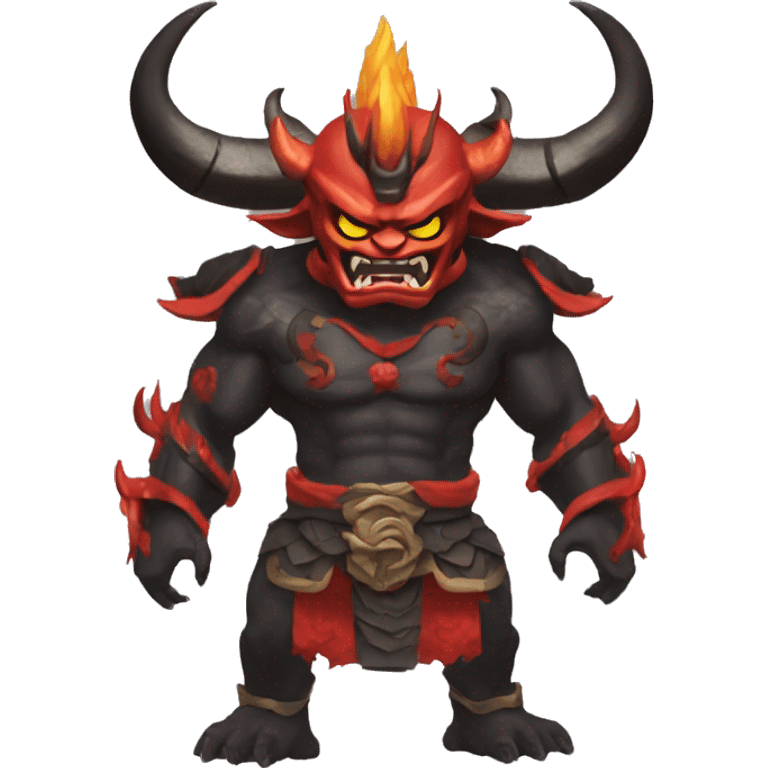 Demonio Japonés Oni en Twitter Twemoji 14.0 emoji