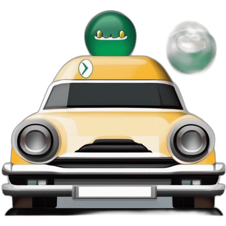 Une voiture convertie à l'islam emoji