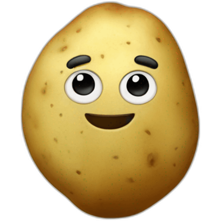 Potato with wheels emoji