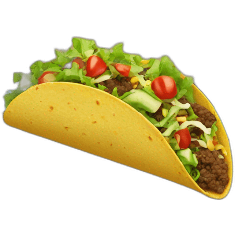 Taco on a cliff emoji