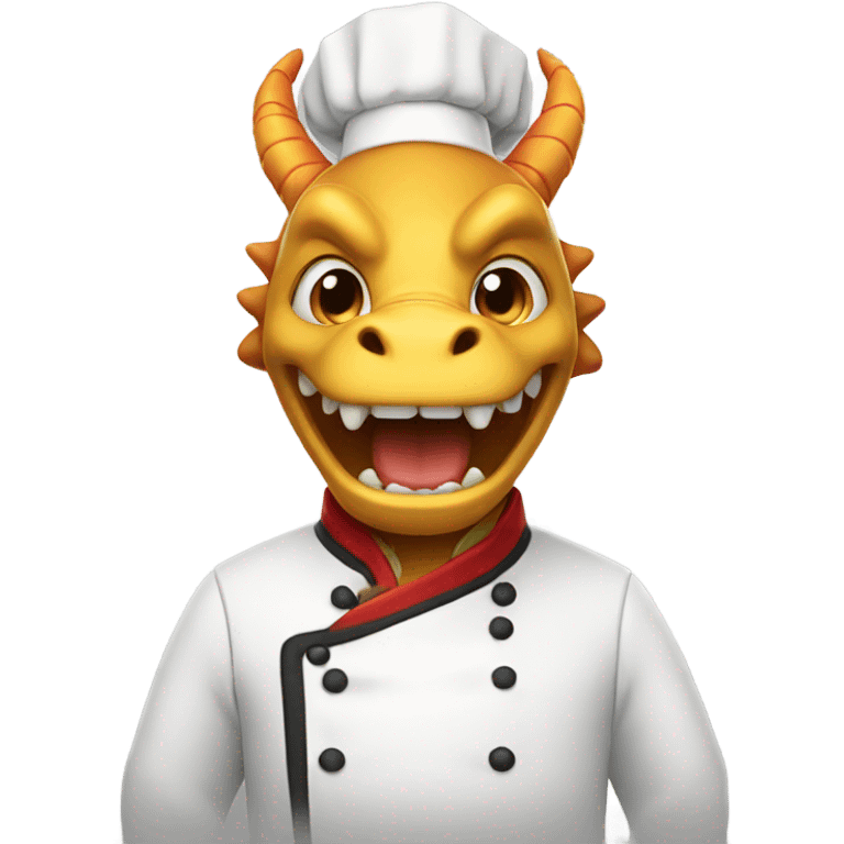 Dragon chef emoji