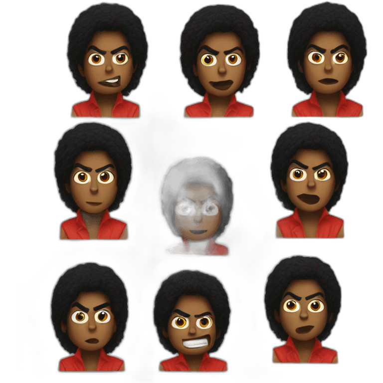 Michael Jackson thriller emoji