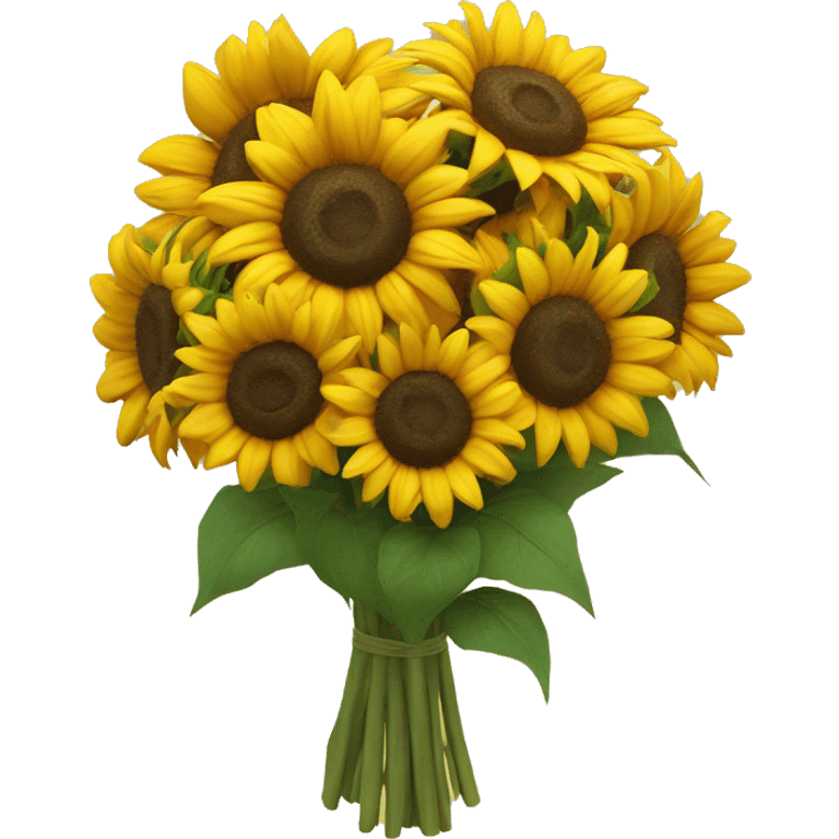 Sunflower bouquet  emoji