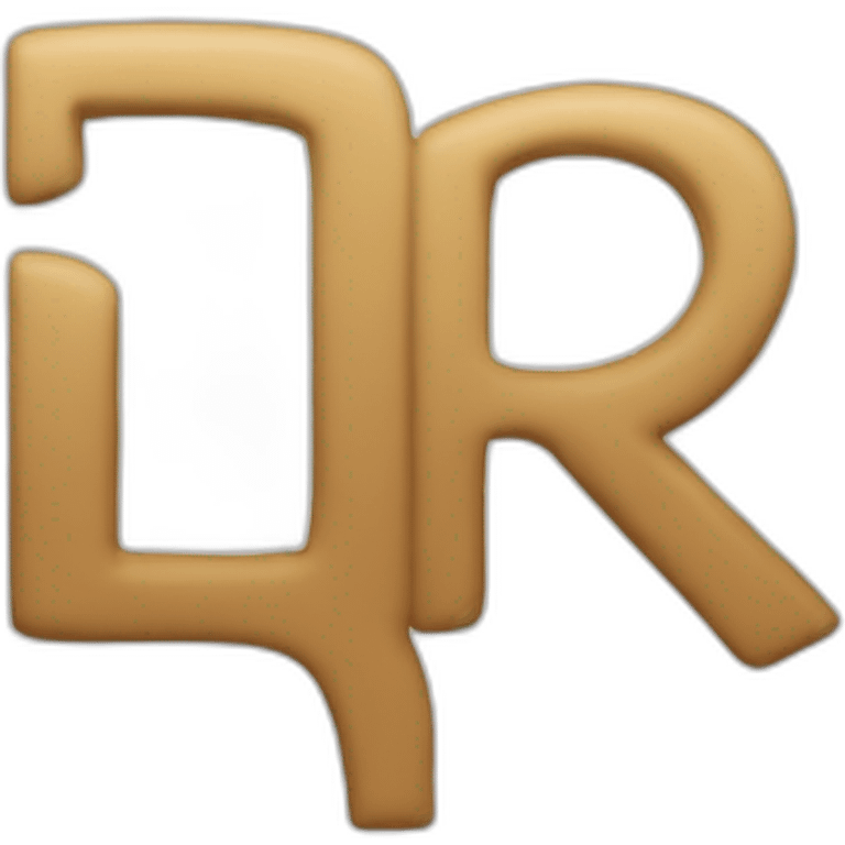 the letter R backwards emoji