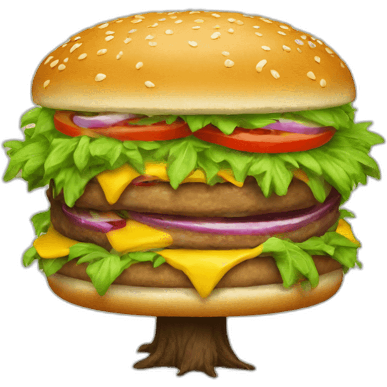 burger tree emoji