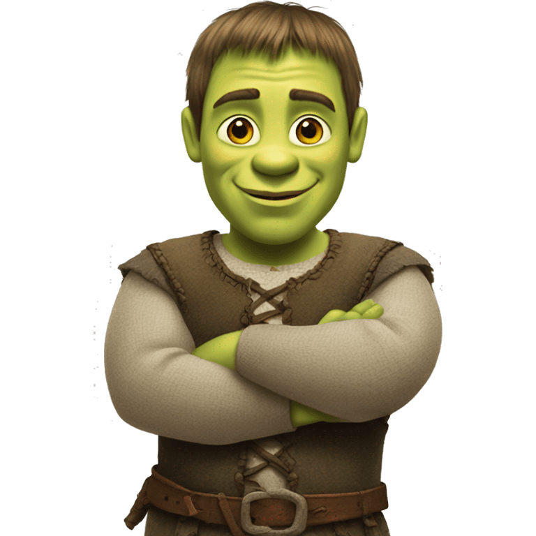 Shrek is a Ukrainian kozak emoji