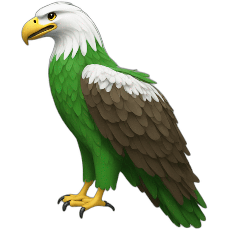 Aigle vert emoji