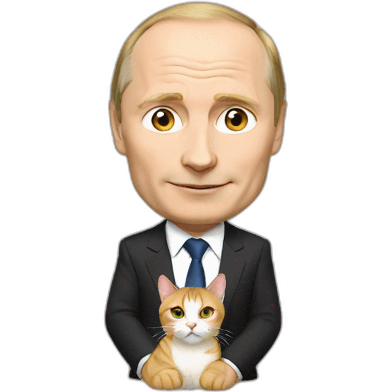 putin with cat emoji