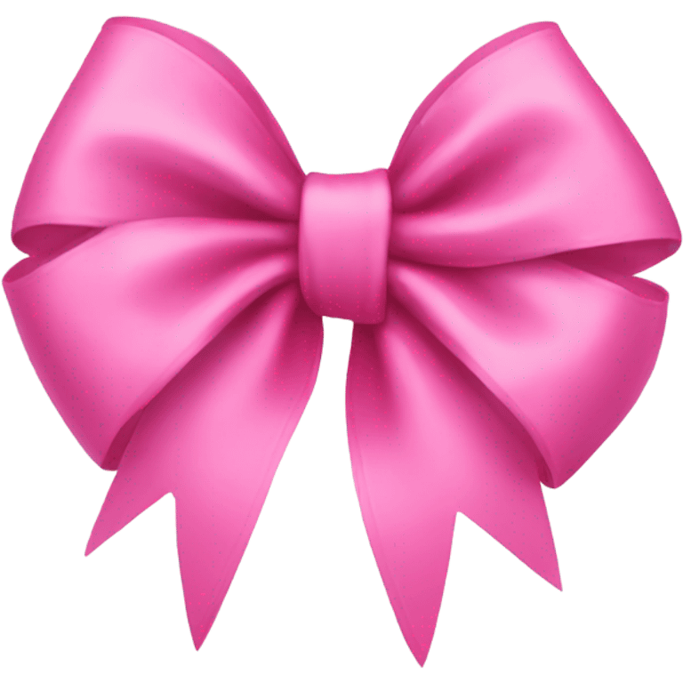 A pink bow emoji