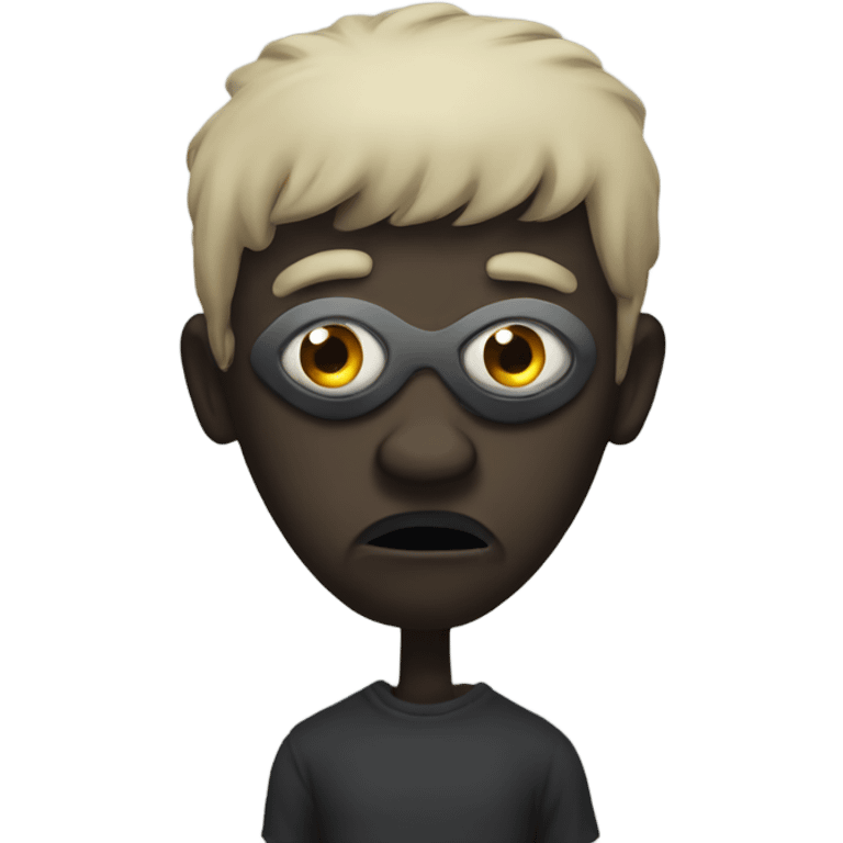 Black Scottish cyclops emoji