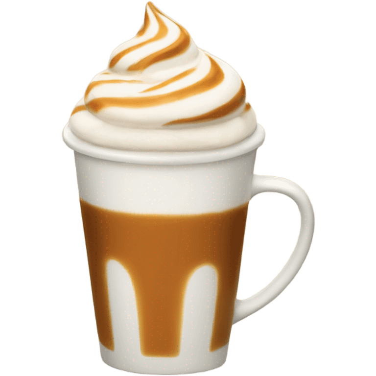 café de starbucks caramel macchiato emoji