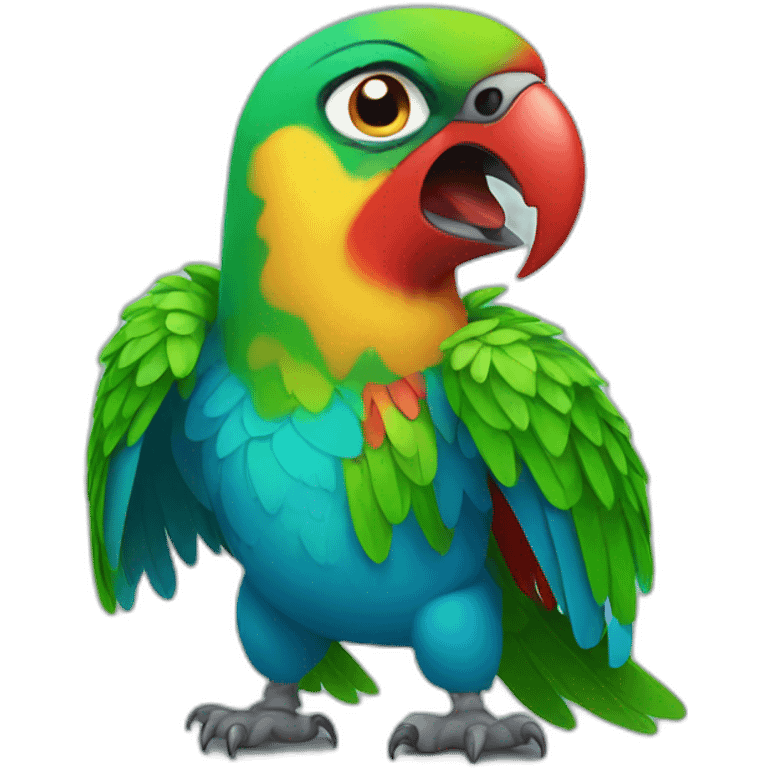 angry parrot emoji