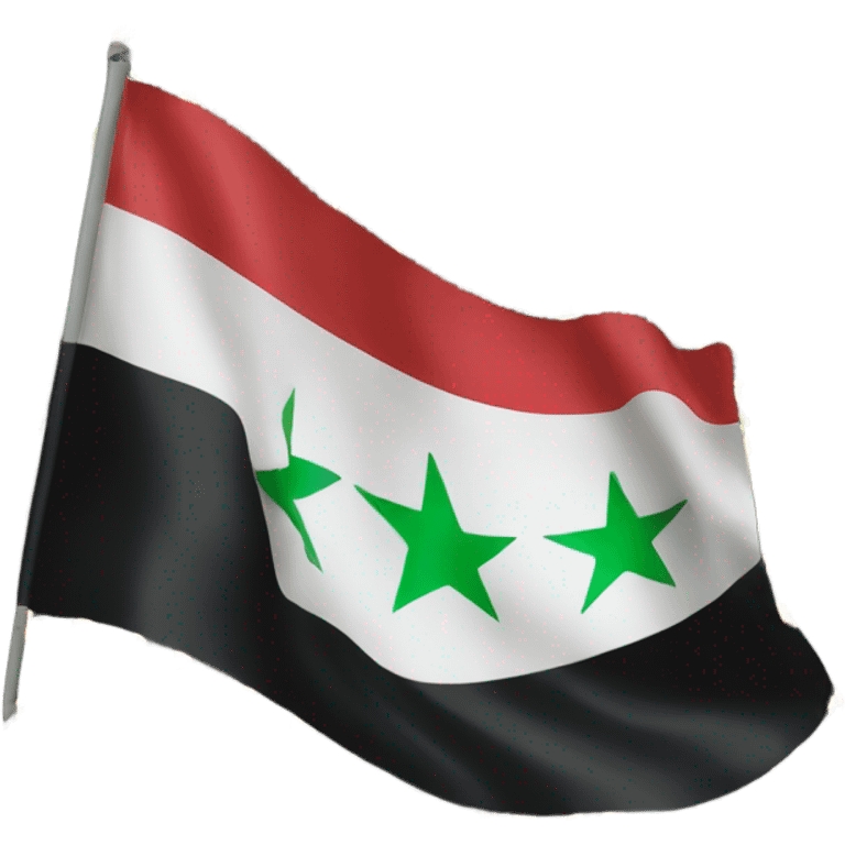 Flag of Free Syria emoji