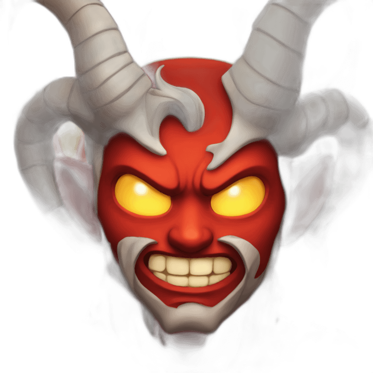 Devil Flames face emoji