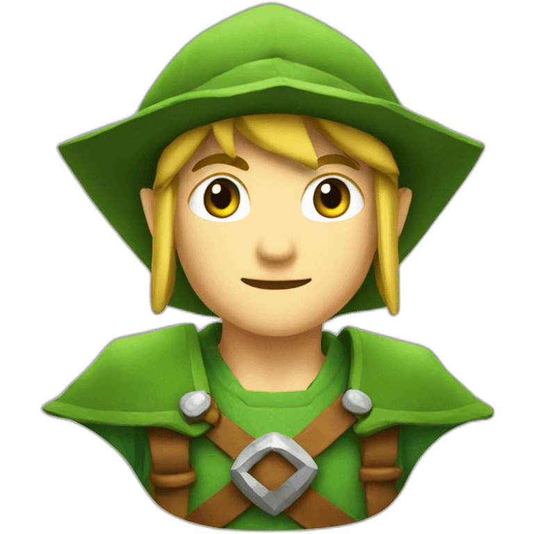 link from zelda with hat emoji