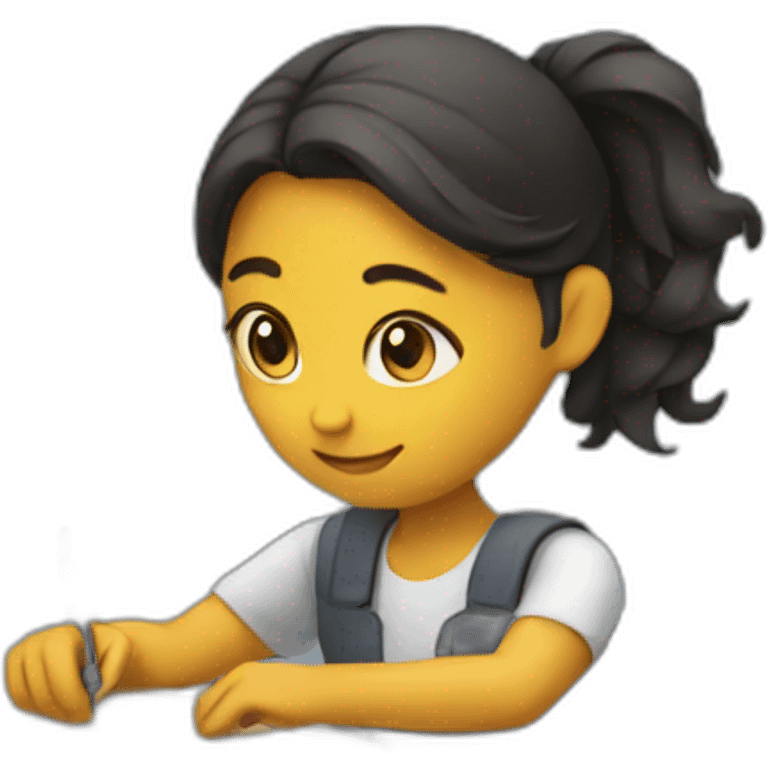 girl working emoji