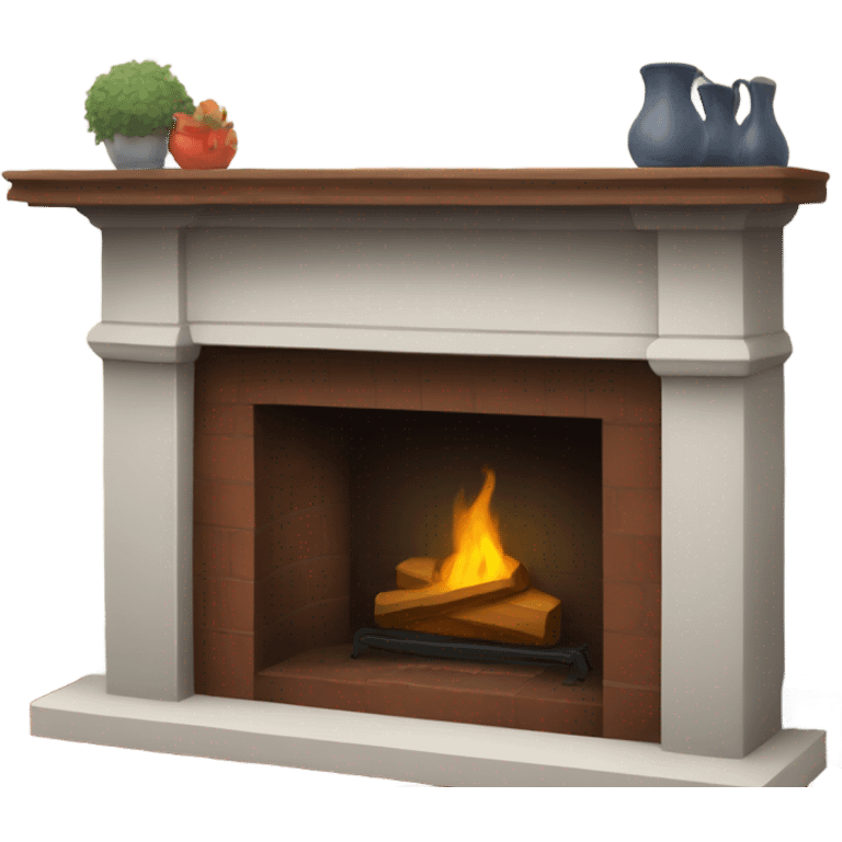 fireplace mantle emoji