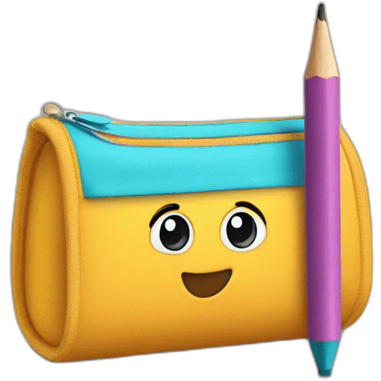 Pencil case emoji