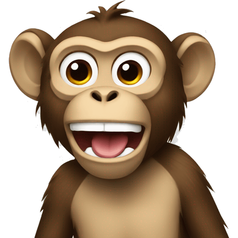 singing monkey emoji