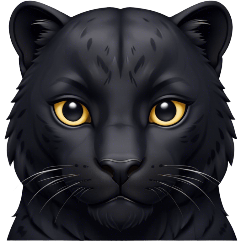 Black panther full body  emoji