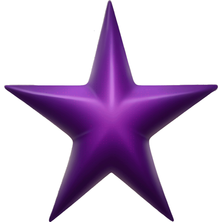 dark puple star with golden magins emoji