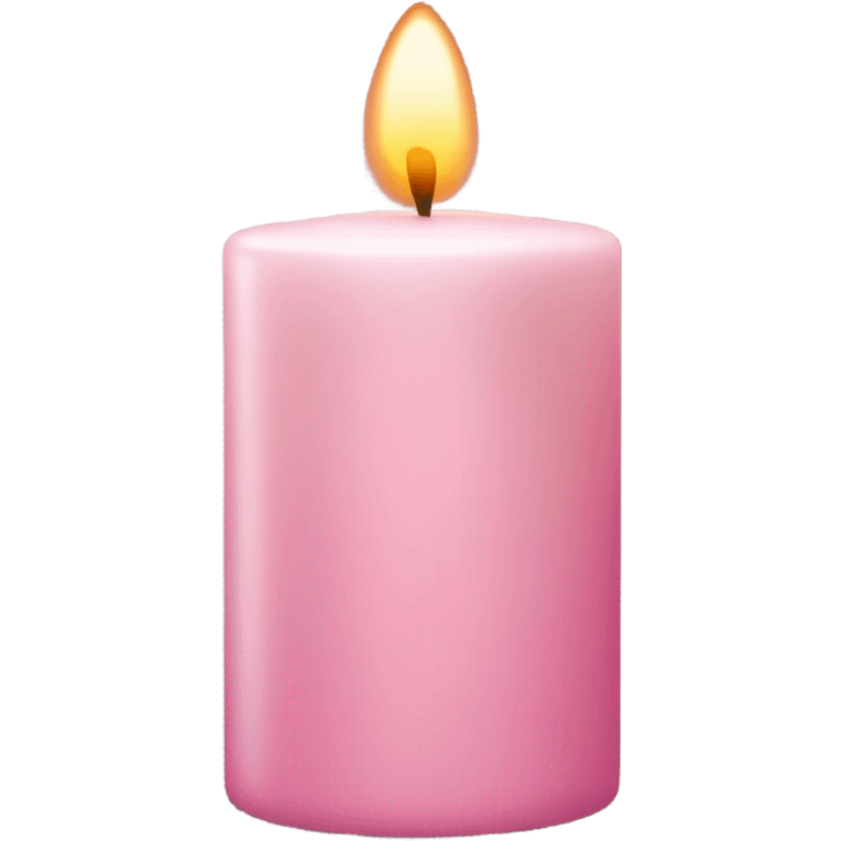 light pink candle emoji