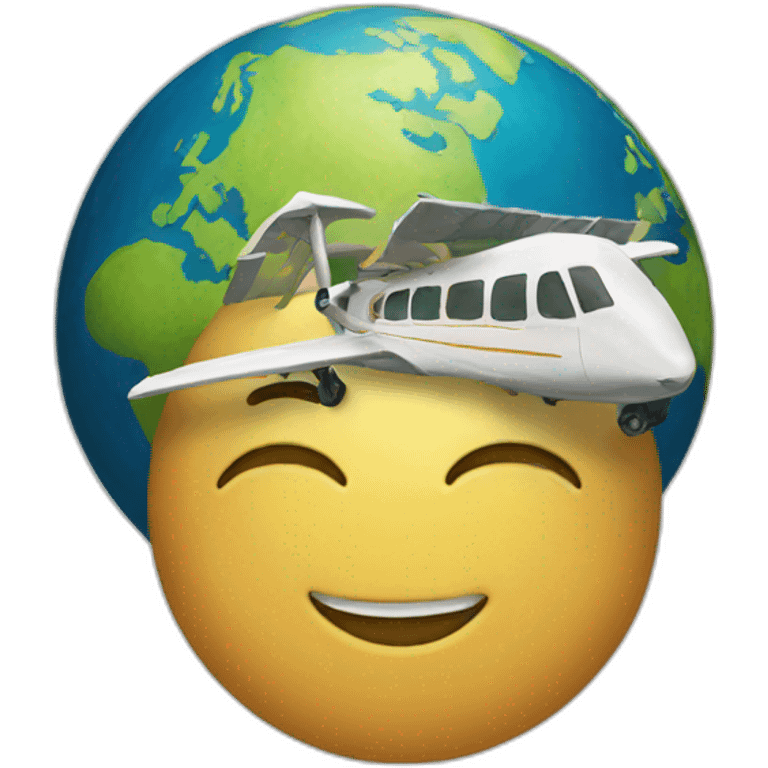 traveling the globe emoji