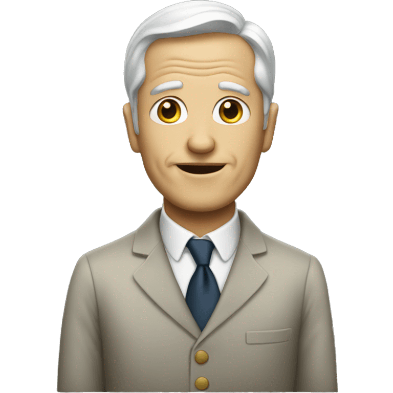 white gentleman emoji