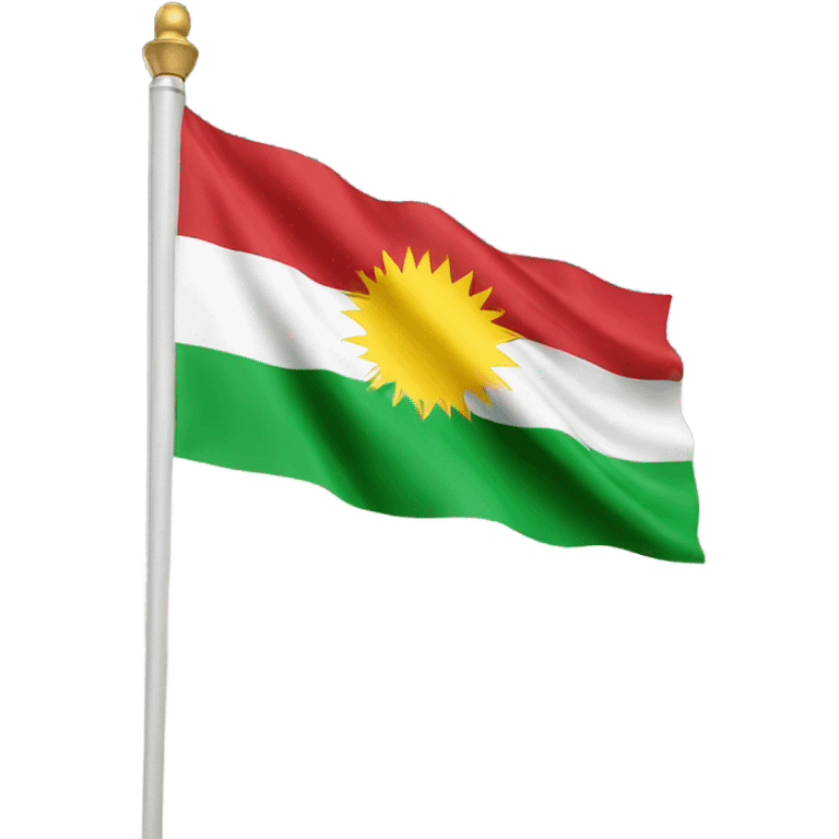 flag of kurdistan emoji