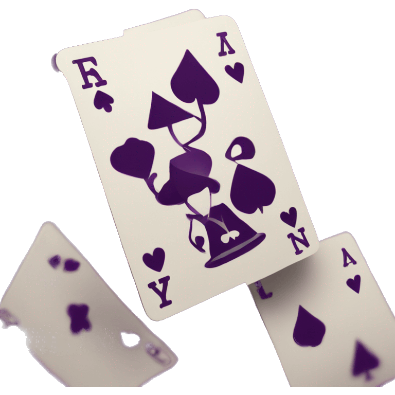 purple playing cards emoji