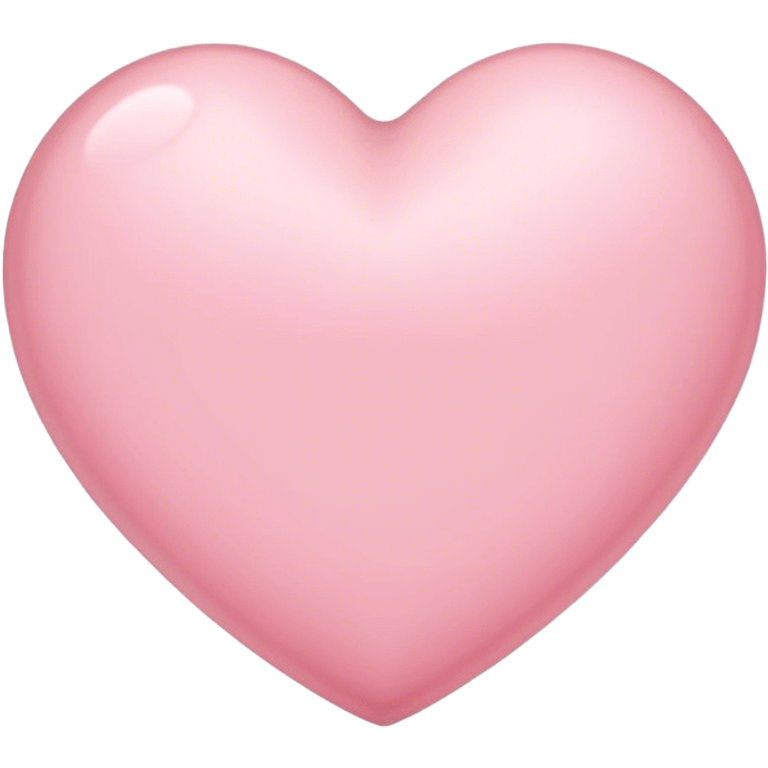 light pink heart  emoji