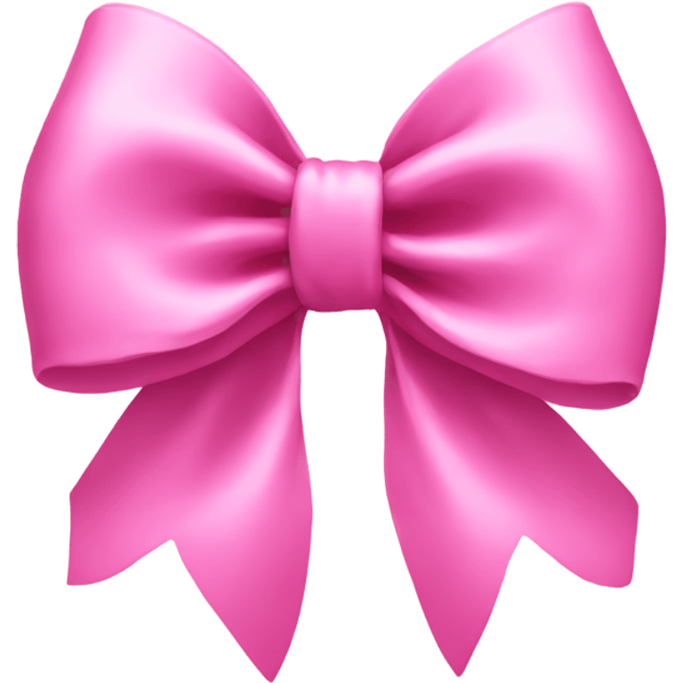 Pink bow emoji