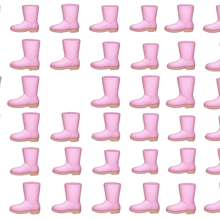 Pink uggs emoji