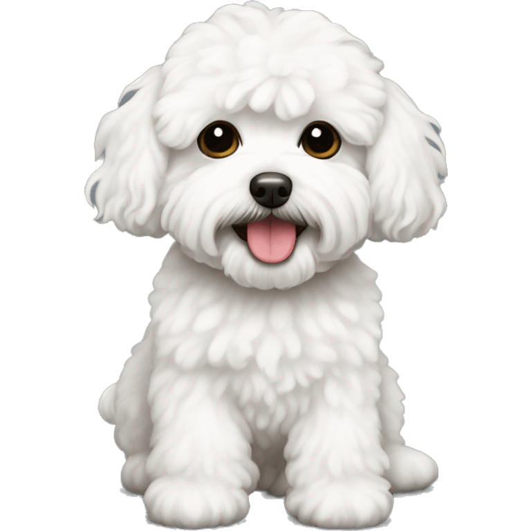 White maltipoo emoji