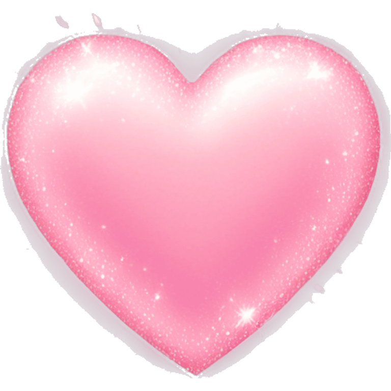 Light pink heart with sparkles  emoji