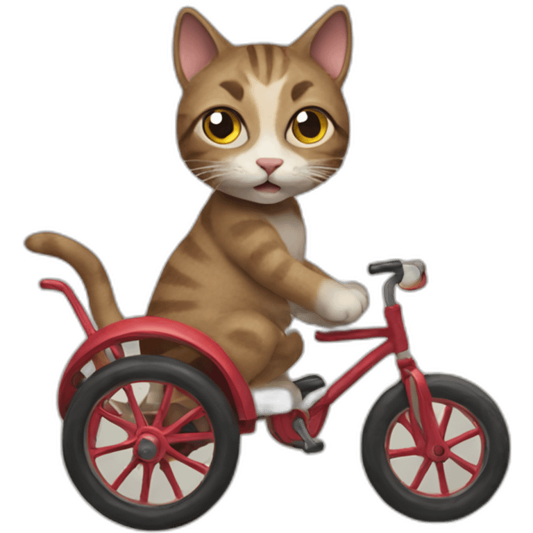 cat-riding-a-tricycle emoji