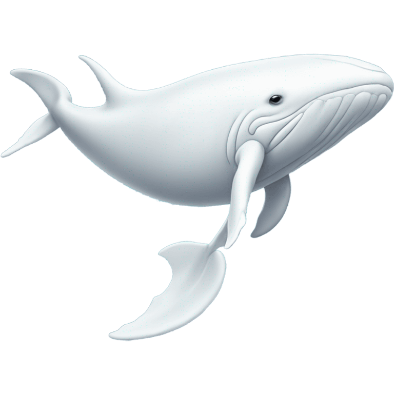 white whale , underside emoji