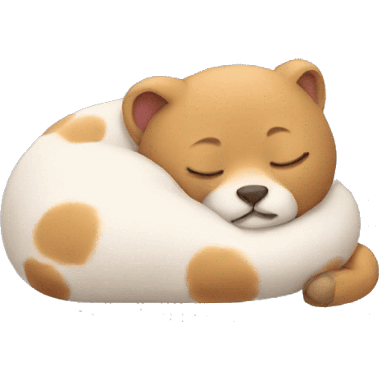 Cute sleeping animal emoji