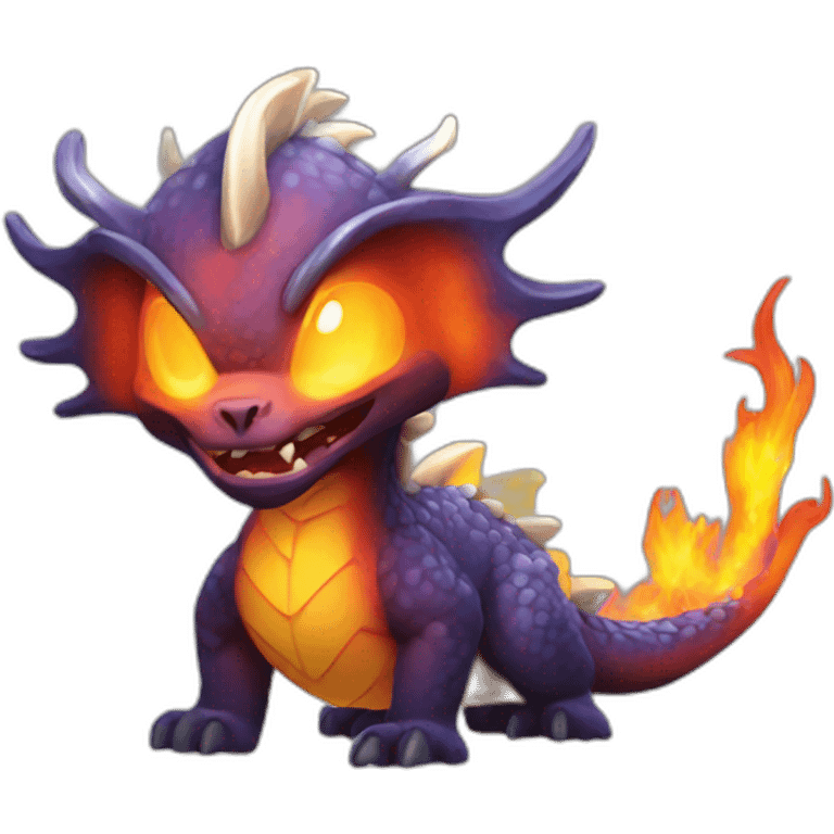 Dracaufeu shiny emoji