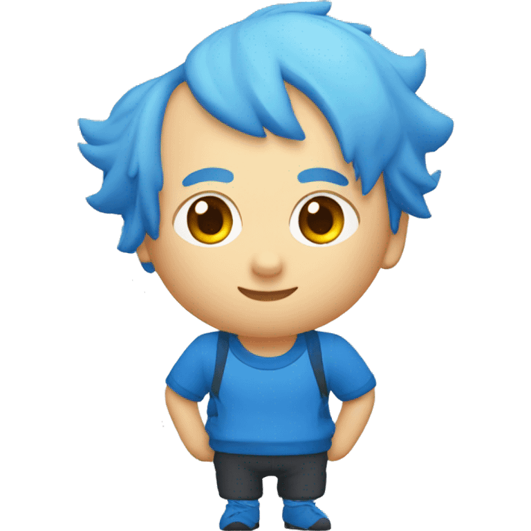 Blue kangoo  emoji