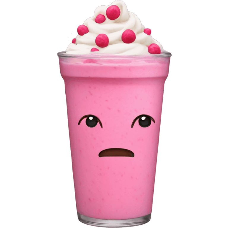 Pink falooda  emoji