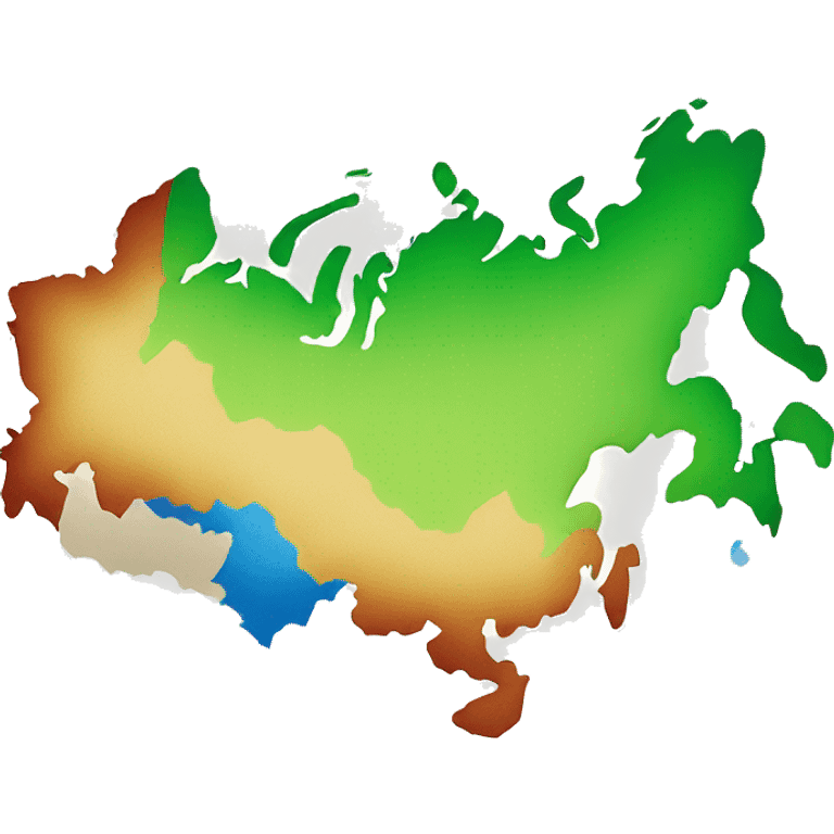 Map of russia emoji