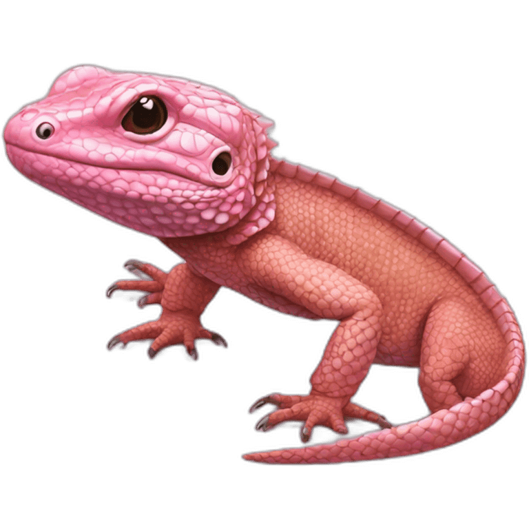 tegu lizard pink emoji