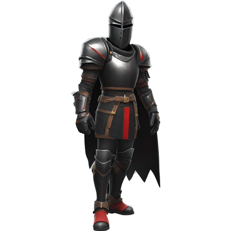 Fortnite black knight open face fantasy emoji