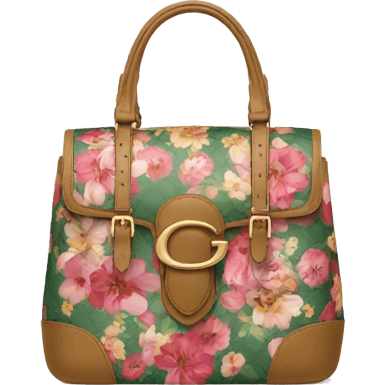 Floral Gucci bag  emoji