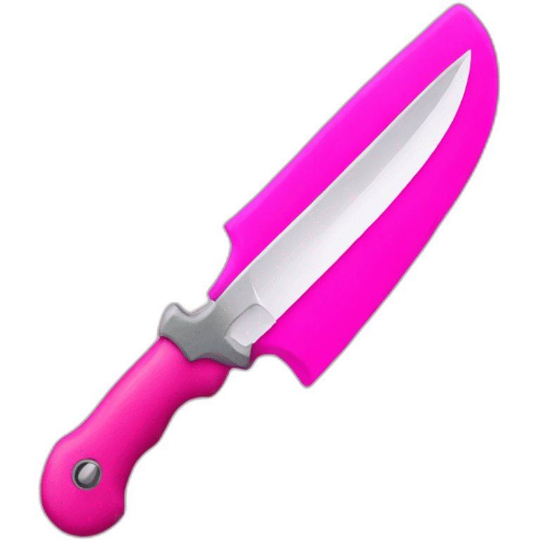 pink knife emoji