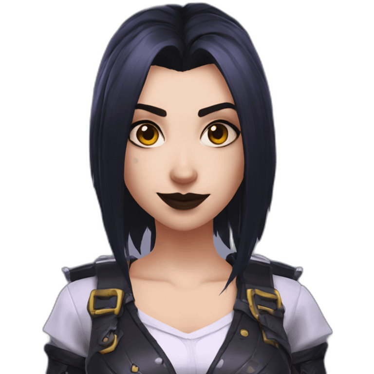 goth brigitta,overwatch emoji