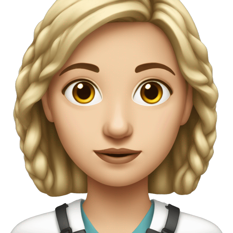 Slavic girl targetologist emoji